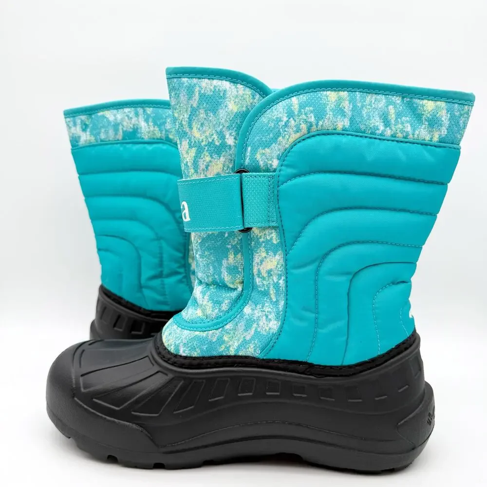 Columbia Kids Youth Powderbug Snowlite Winter Boots US 7 Water Resistant GUC